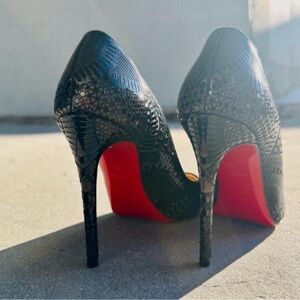 Christian Louboutin Black Stiletto Heels